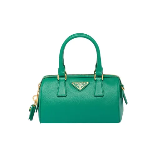 PRADA Saffiano кожа через плечо сумка женская зеленая