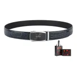 Синий ремешок, серебряная пряжка + премиум-бокс