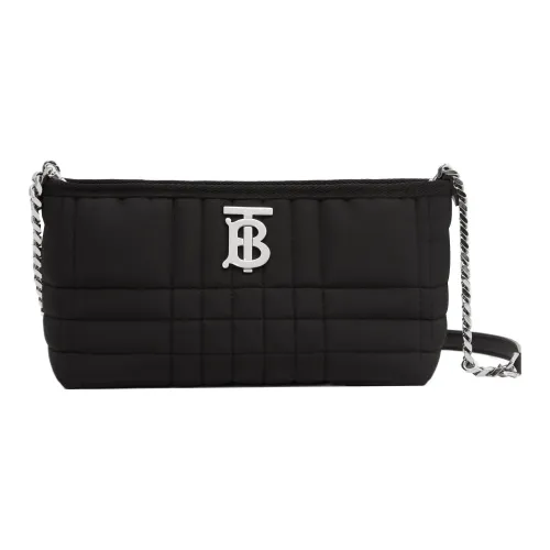 Burberry Lola Сумка из овечьей кожуры с отделением сумка через плечо маленькая женская черная