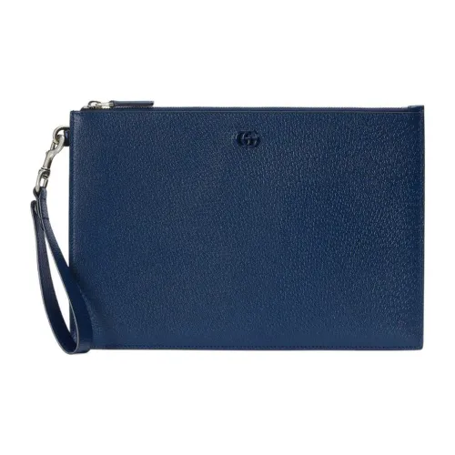GUCCI GG Marmont Кожаный клатч Унисекс Королевский синий