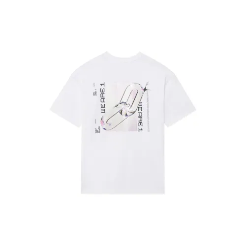 LINING x Glare Li NING X Glare Co Branded Wade Collection T-Shirt Unisex White
