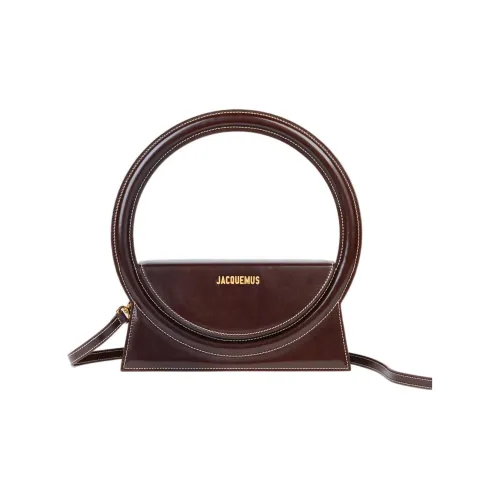Jacquemus Smooth Leather Bag Сумка через плечо Женская Темно-коричневая