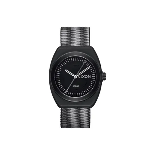 NIXON Солнечный Кварцевый Movement Унисекс Часы 37 мм Черные