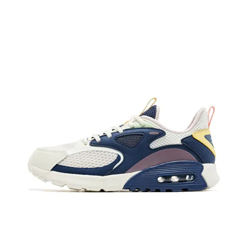 Erke Беговые кроссовки Low Топ Айвори Белый/Серый Чернильный Синий Женские