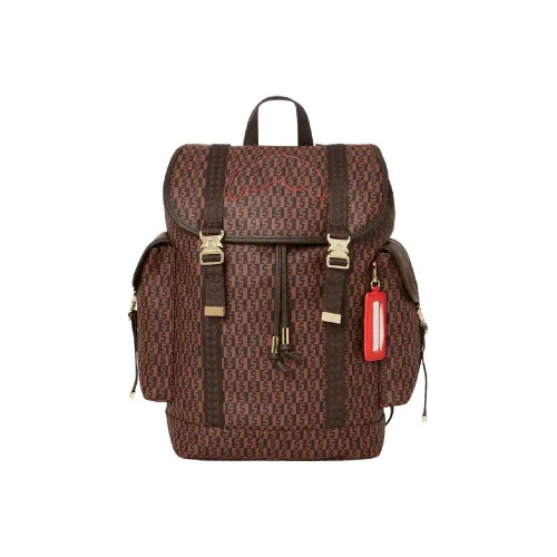 SPRAYGROUND Ткань Рюкзак Стандартный Унисекс Коричневый