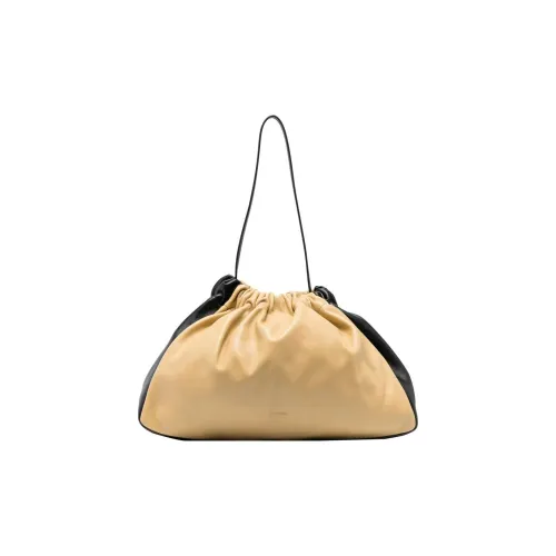 JIL SANDER Телячья кожа Одно плечо Клатч Женский Черный Светло-коричневый