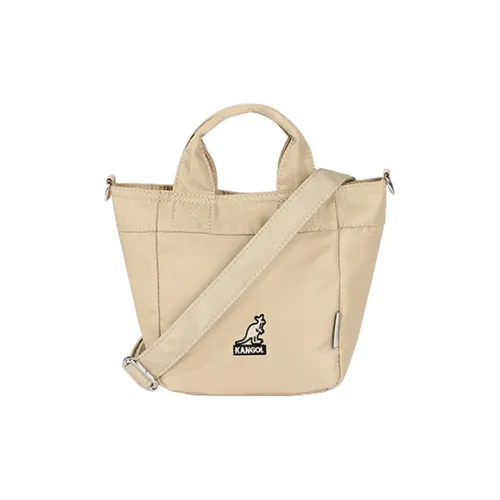 KANGOL Ткань Сумка-ведро Сумка через плечо Сумка мини Унисекс Белый