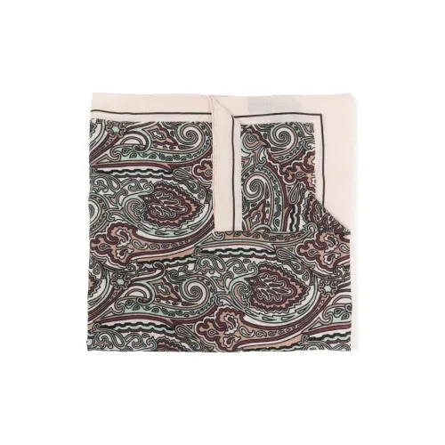ETRO Шелковые шарфы Многоцветные Мужские