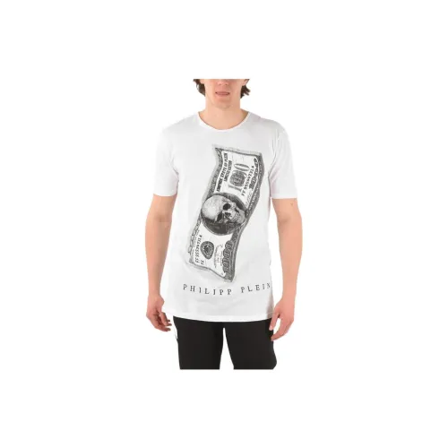 PHILIPP PLEIN Белая Мужская T-Рубашка