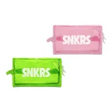 Неоновый зеленый + светло-розовый кроссовочный мешок для хранения