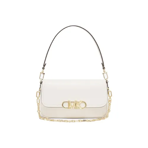 MICHAEL KORS Паркер Кожа Сумка через плечо Средняя Женская Кремово-белая