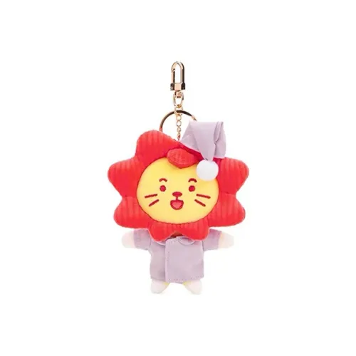 LINE FRIENDS ROY6 Pajama Party Collection LA Yang AI DI Пижама Куклы Плюшевый Брелок 12см 11,5см Рекомендуемая Высота