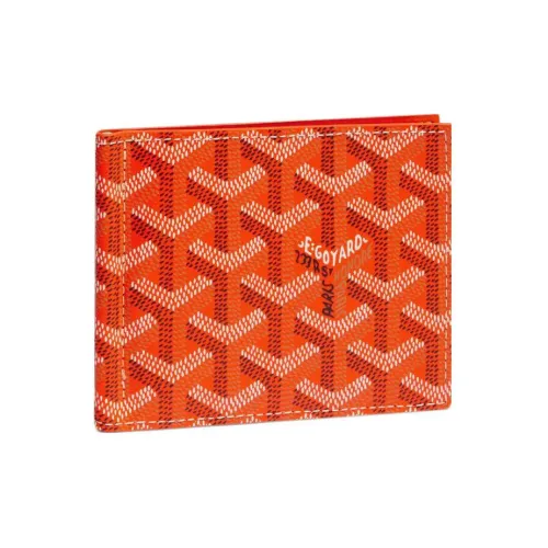 GOYARD Saint Thomas Холст с кожей Кошелек Унисекс Оранжевый
