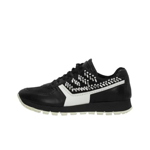 PRADA Повседневная обувь Женская Черный Белый