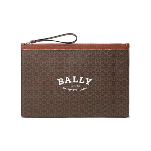 BALLY Кожа Монетница Клатч Стандартный Мужской Коричневый