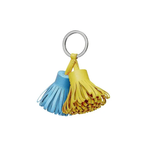 HERMES Брелоки Синий/желтый Унисекс