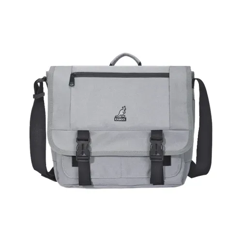 KANGOL Ткань Ноутбук Сумка Курьерская сумка Через плечо Сумка Стандартная Унисекс Черная