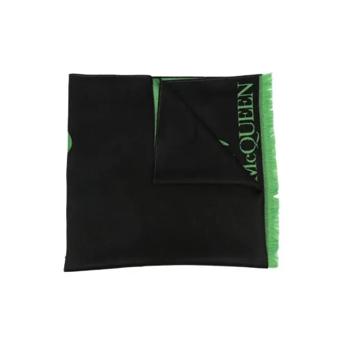 Alexander McQueen Шарфы из шерсти Wool Knit Черный Унисекс