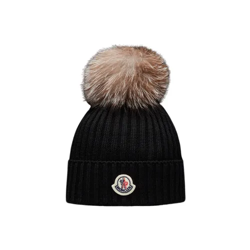 Moncler Шерстяные Шапки Черные Детские