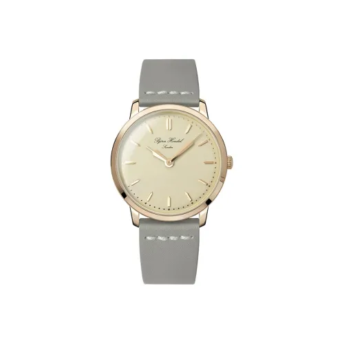 BJORN HENDAL Power Wand Collection Наручные часы Кварцевый механизм Естественная кожа Ремешок Золото Циферблат Унисекс T01RC3RF14 20R