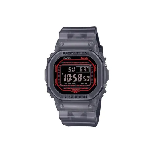 CASIO G Squad Series Кварцевый механизм Смольный ремешок Часы Мужские Черный циферблат