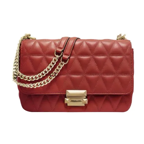 MICHAEL KORS Sloan Овчина Сумка через плечо Сумка на плечо Маленькая Женская Бордовая