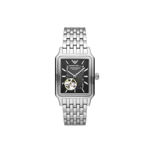 EMPORIO ARMANI Механические Мужские Часы 32мм*48мм Черные