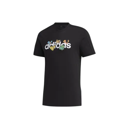 Adidas Мужские черные футболки