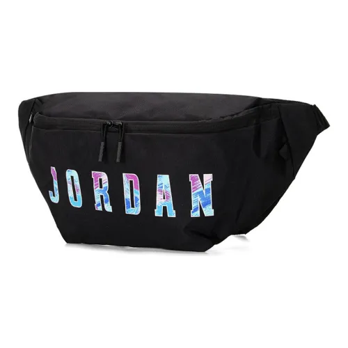 Джордан Полиэстер Сумка через плечо Бананка Обычный Унисекс Черный