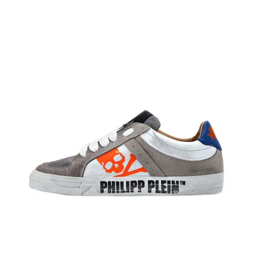 PHILIPP PLEIN Hi Топ Low Топ Стильные Скейтбординги Унисекс Серый