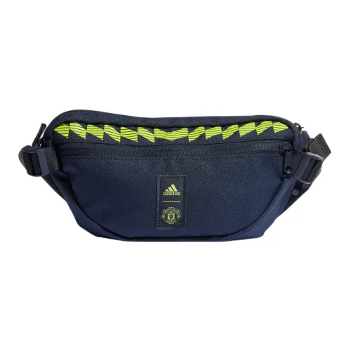 Adidas Полиэстер Сумка через плечо Бананка Обычный Унисекс Синий