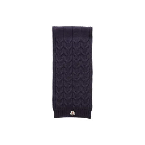 Moncler Wool Knit Шарфы Темно-синий Kids