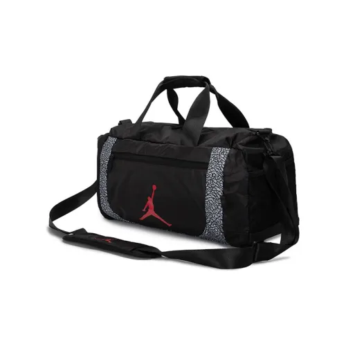 Джордан Полиэстер Дорожная Сумка Спортивная Сумка Сумка Обычная Унисекс Черная