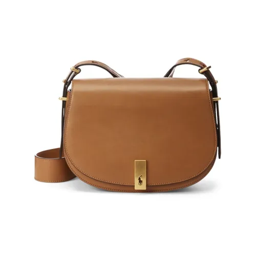 Polo Ralph Lauren Сумка через плечо из коровьей кожи сумка на плечо обычная женская коричневая