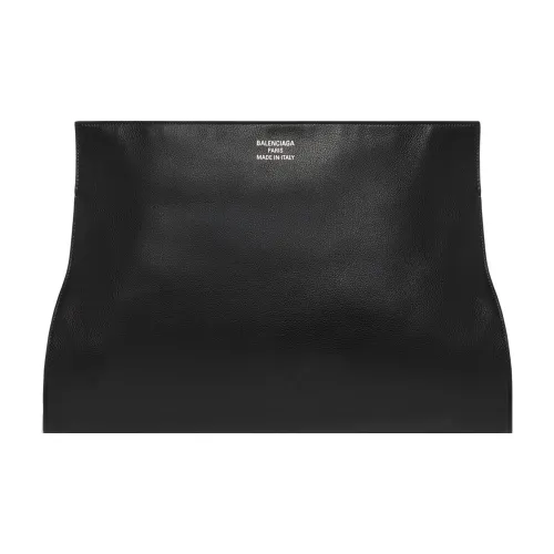 Balenciaga Grained Телячья кожа Ручная Сумка на одно плечо Большая Женская Черная