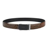 Жёлтый ремешок, серебряная пряжка.