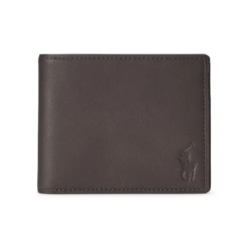 Polo Ralph Lauren Кошелек из коровьей кожи мужской коричневый
