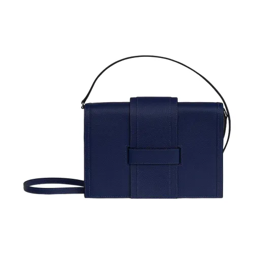 HERMES H Passant Evercolor Кожа Ручная Сумка через плечо Стандартная Женская Сапфирово-синий