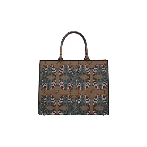 Furla Opportunity Ткань Тоут Сумка Сумка для покупок Сумка Большая Женская Многоцветная