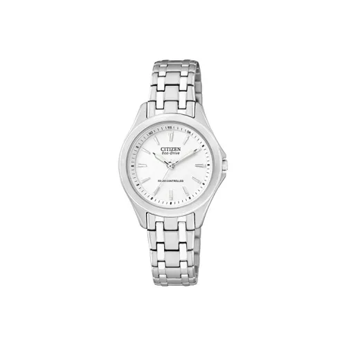 CITIZEN Ecology Drive Collection Светильник Кварцевый механизм Нержавеющая сталь Ремешок Часы Женские часы Белый циферблат