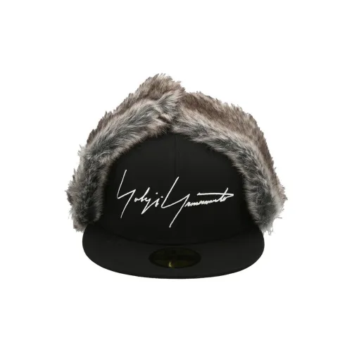 Yohji Yamamoto Шерсть Бейсболки Черные Мужские