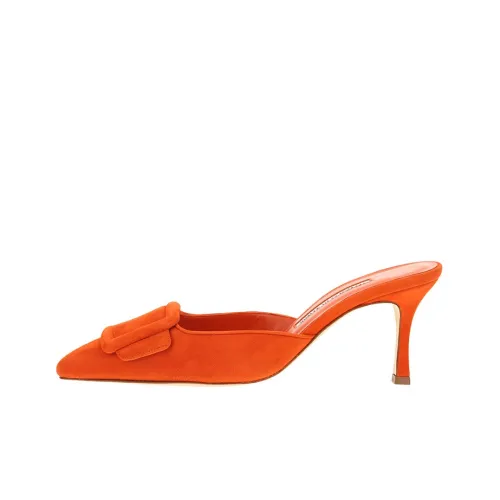 MANOLO BLAHNIK Домашние тапочки Женские