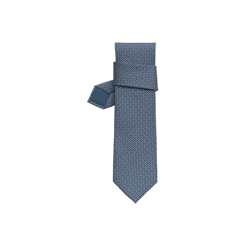 HERMES Minotaure Tie Men's Blue