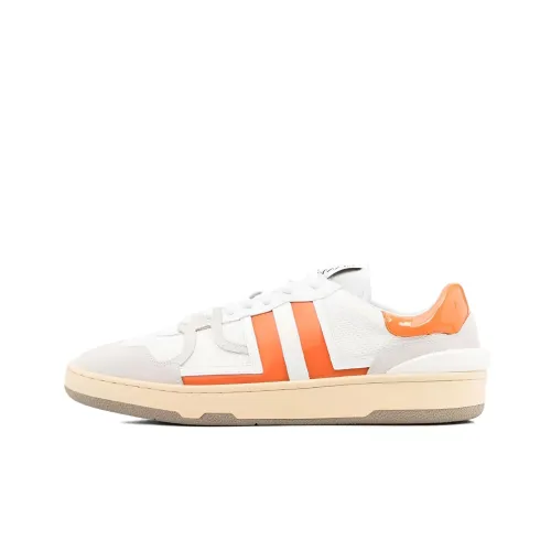 Lanvin Низкий Топ Стильный Скейтбординг Мужской Белый Оранжевый