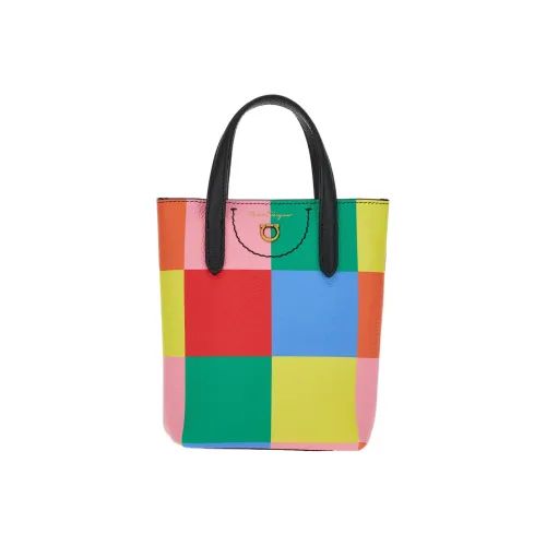 FERRAGAMO GANCINI Коровья кожа Сумка через плечо Сумка Мини Женская Многоцветная