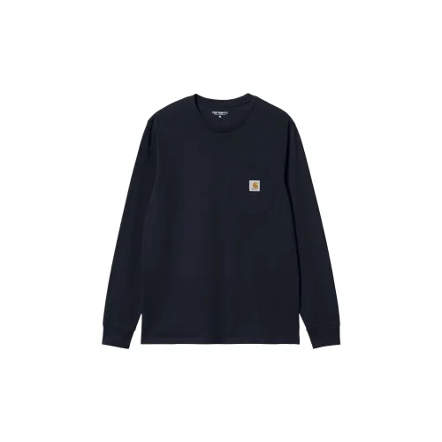 Carhartt WIP Темно-синие мужские футболки