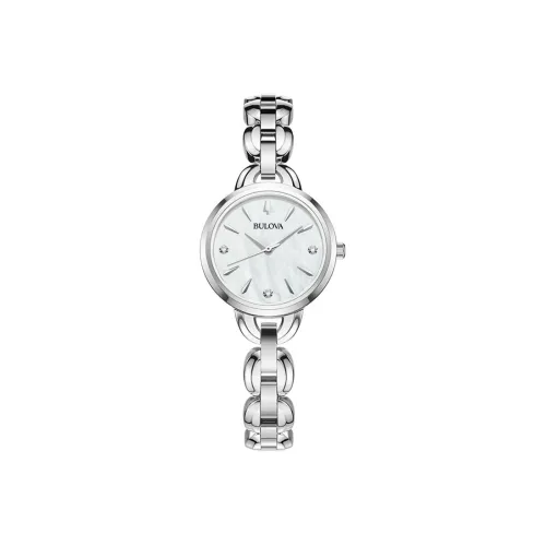 BULOVA Кварцевый механизм Женские часы Жемчужная раковина Цвет