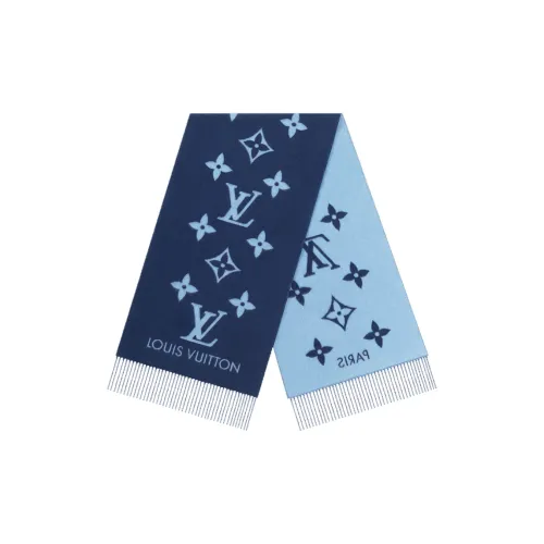 LOUIS VUITTON Кашемировые вязаные шарфы для женщин