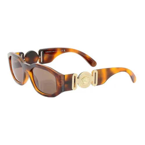 VERSACE Пластиковая оправа нерегулярная форма солнцезащитные очки унисекс