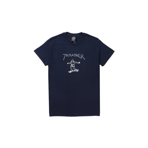 Thrasher T-Shirt US Version Unisex Blue Трашер Т-Ширт Американская Версия Унисекс Синий